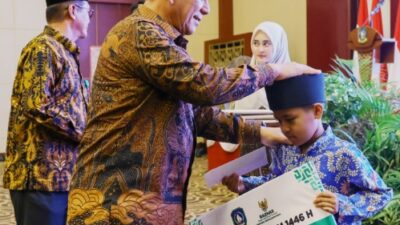 Gebyar Muharram 1446 H, Gubernur Kepri dan Baznas Kepri Serahkan Santunan serta Bq1antuan untuk 960 Penerima
