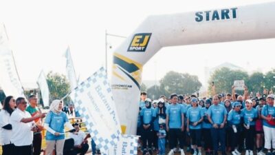 Batam Pos Bekerjasama UT Gelar Pamily Fun Walk 2024, di Daratan Engkau Putri.
