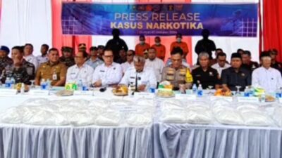 BNN Ungkap Kasus 29,9 Kilogram Sabu di Bengkalis
