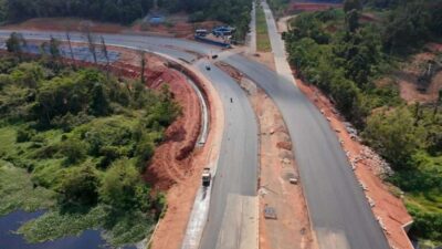 Pembangunan Jalan Alternatif Bandara Hang Nadim Capai Progres 75,41%