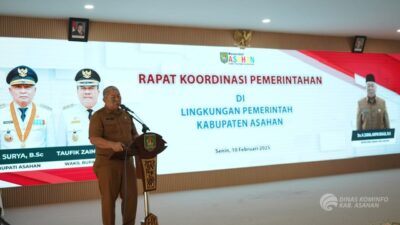 Bupati Asahan Pimpin Rakorpem Bulan Februari 2025, Ajak ASN Tingkatkan Loyalitas dan Dedikasi