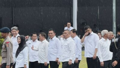 Ansar dan Nyanyang, Gubernur dan Wakil Gubernur Kepri Terpilih Ikuti Gladi Bersih Menjelang Pelantikan oleh Presiden