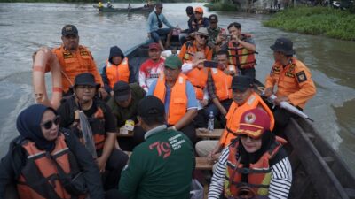 Tanggul Jebol Sei Dua Hulu Jadi Perhatian Bupati dan Wakil Bupati Asahan