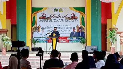 Bupati Karimun Menghadiri Festival Seni Budaya Qasidah