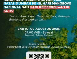 Ayo Ikut! UMRAH Akan  Gelar Penanaman Mangrove di Selat Satu, 9 Agustus 2025