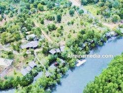 Diduga Villa Berdiri Kokoh di Sungai Sidomulyo Sebong Pereh
