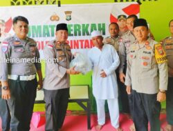 Tersentuh Hati, Saksikan Jum’at Berkah Nasi Bungkus Polsek Bintan Timur di Masjid Al-Jariah