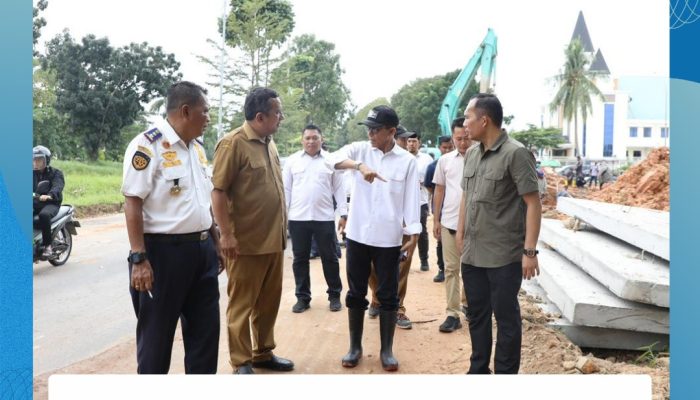 Amsakar Tuntaskan Banjir di Simpang Helm, Bangun Box Culvert hingga Peningkatan Jalan