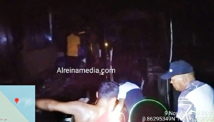 Riuh Jeritan, 6 Rumah di Desa Kelong Dijilat Si Jago Merah