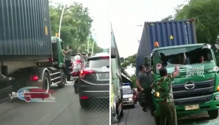 Kasus Truk Ngamuk di Jimbaran, Pengemudi Saling Laporkan, Polisi Buka Mediasi