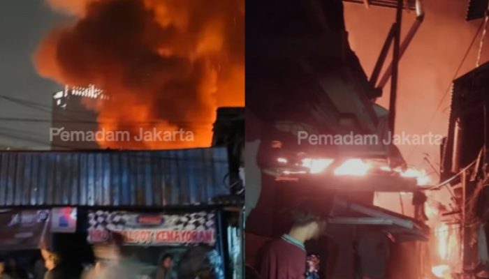 Kebakaran Pulogedang: Asap Pekat Hanguskan Rumah Dini Hari