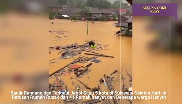 Detik-Detik Tanggul Jebol di Margaasih: Rumah Tenggelam dan Mobil Hanyut