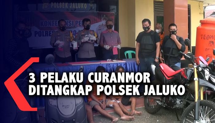 Pak Kos Berani Masuk Sel Polsek Jaluko Jambi Cari Pelaku Curanmor 40 Motor