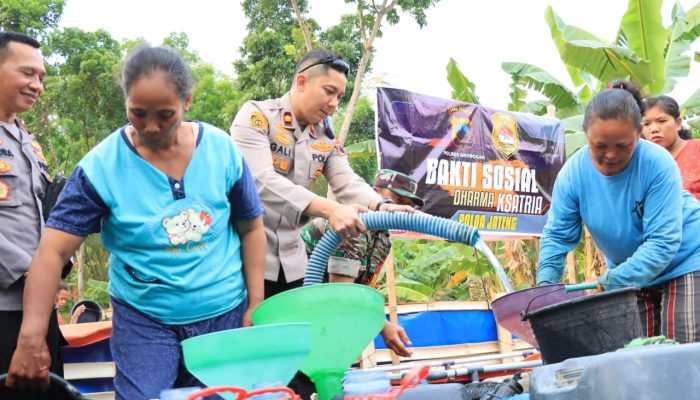 Alumni Akpol 99: 15 Tangki Air, Kepedulian Pasca-Bencana Polres Tapteng