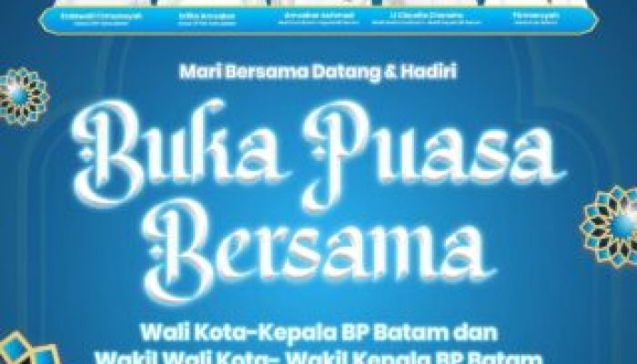 Yuk Hadir! Bukber Bersama Pimpinan Kota Batam di Masjid Agung Raja Hamidah
