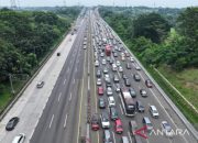 Mobilitas kendaraan di jalan layang MBZ turun jelang Idul Fitri