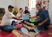 PT Timah Bantu Biaya Pengobatan Remaja Korban Kecelakaan di Kundur Barat