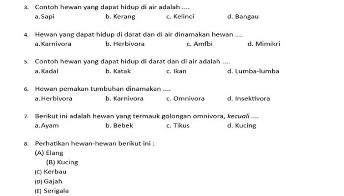 Soal Ujian IPA Kelas 3 SD Semester 2 2026 Lengkap Kunci Jawaban