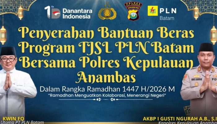 Sinergi PLN Batam, Polres Anambas, dan Mahasiswa Salurkan Sembako untuk Warga Prasejahtera