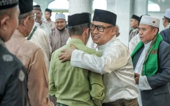 Salat Iduladha di Lingga, Wagub Nyanyang Ajak Warga Perkuat Nilai Pengorbanan