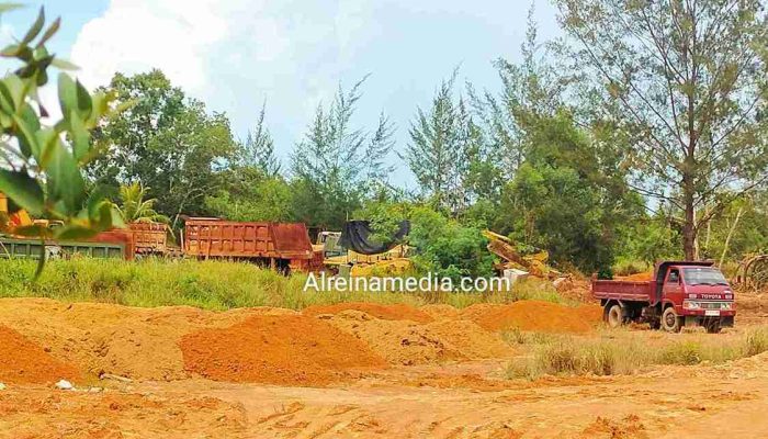 Petugas Diminta Cek Retribusi & Izin Penimbunan Lahan di Kalang Tua Sei Enam