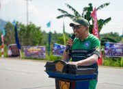 Wabup Rocky Marciano Baowle membuka kejuaran Drag Bike tahun 2026 yang diadakan Gor Badang Perkasa