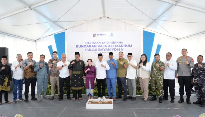 Tingkatkan Estetika Kota, Kepala BP Batam Mulai Bangun Bundaran Raja Ali Marhum Pulau Bayan