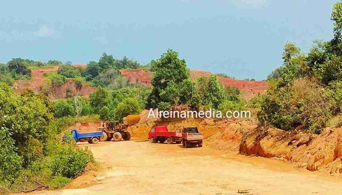 Alamak, Diduga Cut & Fill di Perbukitan Sei Enam Darat Bebas Tanpa Prosedur Izin