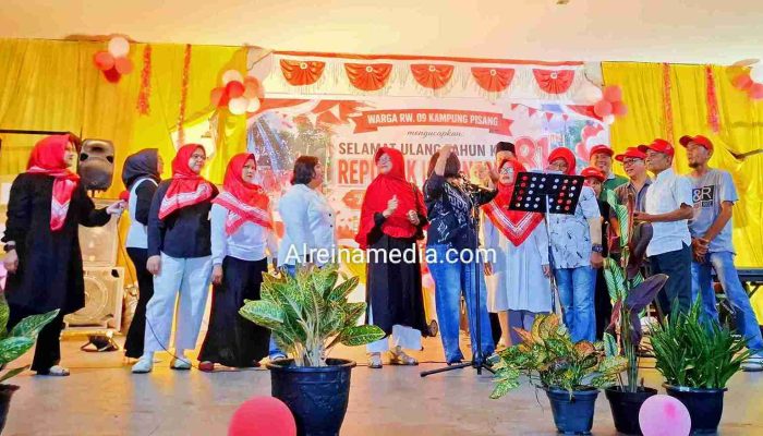 Meriahkan HUT RI ke-81, Kp Pisang RW 9 Ramaikan Perayaan Bertabur Door Prize